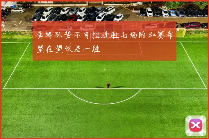 黄蜂队势不可挡连胜七场附加赛希望在望仅差一胜