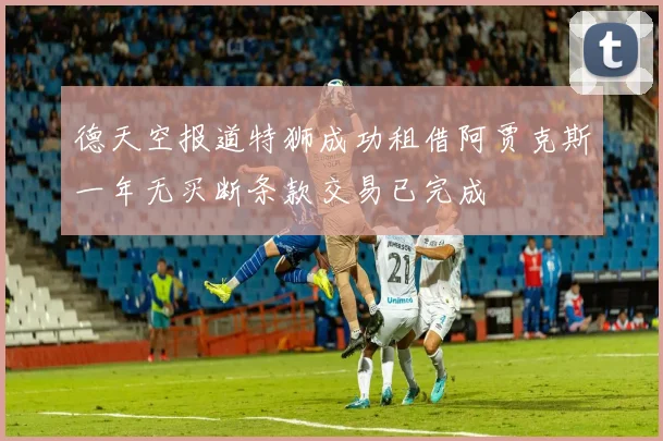 德天空报道特狮成功租借阿贾克斯一年无买断条款交易已完成